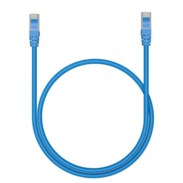 Cablu retea XO GB007 Ethernet Cat 6, mufat 2XRJ45, lungime 1m, Albastru