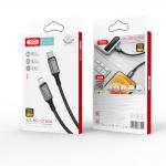 Cablu pentru incarcare si transfer de date XO NB-Q180A, USB Type-C/Lightning, Power Delivery 20W, 1m, Negru 3 - lerato.ro