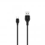 Cablu pentru incarcare si transfer de date XO NB103, USB/MICRO-USB, 2.1A, 2 m, Negru 2 - lerato.ro