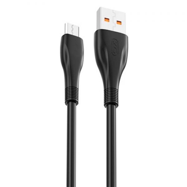 Cablu pentru incarcare si transfer de date XO NB185, USB/Micro-USB, 6A, 1 m, Negru 1 - lerato.ro