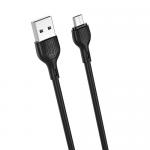 Cablu pentru incarcare si transfer de date XO NB200, USB/Micro-USB, 2.1A, 2 m, Negru 2 - lerato.ro