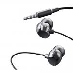 Casti audio cu microfon XO EP53, Control pe fir, mini Jack 3.5, Lungime cablu 1.2m, Negru 3 - lerato.ro