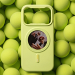 Husa XTREM Instant Custom E-INK cu MagSafe compatibila cu iPhone 18 Pro Max / 17 Pro Max, Verde 3 - lerato.ro