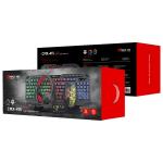 Kit gaming 4 in 1 XTRIKE ME CMX-415, Tastatura RGB, mouse, casti si mousepad, conexiune USB, Negru 7 - lerato.ro