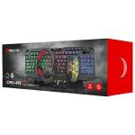 Kit gaming 4 in 1 XTRIKE ME CMX-415, Tastatura RGB, mouse, casti si mousepad, conexiune USB, Negru 8 - lerato.ro