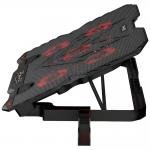 Cooler laptop gaming XTRIKE ME FN-813, Compatibil cu laptop de maxim 16 inch, 5 vemtilatoare, 3200 rpm, 2xUSB, Iluminare LED rosu, Ajustabil, 360 x 270 x 32mm, Negru 5 - lerato.ro
