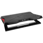 Cooler laptop gaming XTRIKE ME FN-811, Compatibil cu laptop de maxim 17 inch, 6 vemtilatoare, 2400 rpm, 2xUSB, Iluminare LED rosu, Ajustabil, 368 x 273 x 28mm, Negru 7 - lerato.ro