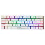 Tastatura gaming wireless XTRIKE ME GK-994W, USB-C, RGB, Alb 3 - lerato.ro