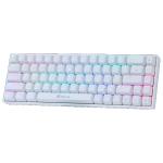 Tastatura gaming wireless XTRIKE ME GK-994W, USB-C, RGB, Alb 4 - lerato.ro