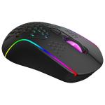 Mouse gaming wireless XTRIKE ME GW-611, RGB, 8000 DPI, 4 Butoane, USB-C, Negru 4 - lerato.ro