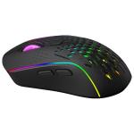 Mouse gaming wireless XTRIKE ME GW-611, RGB, 8000 DPI, 4 Butoane, USB-C, Negru 7 - lerato.ro