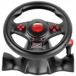Volan Racing XTRIKE ME GP-903 cu pedale si schimbator de pentru cei pasionati de jocuri de curse, PC / PS3 / PS4 / XBOX ONE / XBOX Series, Nintendo Switch, USB, Negru 3 - lerato.ro