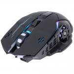 Mouse gaming wireless XTRIKE ME GW-601, RGB, 3200 DPI, 6 Butoane, USB 2.0, Negru 5 - lerato.ro