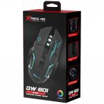 Mouse gaming wireless XTRIKE ME GW-601, RGB, 3200 DPI, 6 Butoane, USB 2.0, Negru 8 - lerato.ro