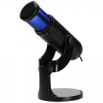 Microfon gaming cu suport pentru birou XTRIKE ME XMC-03, Iluminare RGB, Omnidirecțional, compatibil cu Windows/MacOS, USB 2.0, Negru 5 - lerato.ro