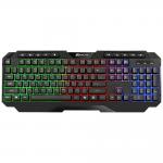 Tastatura gaming XTRIKE ME KB-306, Cu fir, USB 2.0, RGB, Negru 2 - lerato.ro
