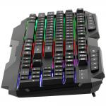 Tastatura gaming XTRIKE ME KB-306, Cu fir, USB 2.0, RGB, Negru 4 - lerato.ro