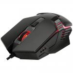 Mouse gaming XTRIKE ME GM-110, cu fir, USB, RGB, 3600 DPI, 4 Butoane, Negru 5 - lerato.ro
