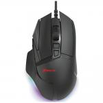 Mouse gaming XTRIKE ME GM-520, cu fir, USB, RGB, 12800 DPI, 9 Butoane, Negru 2 - lerato.ro