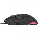 Mouse gaming XTRIKE ME GM-520, cu fir, USB, RGB, 12800 DPI, 9 Butoane, Negru 6 - lerato.ro