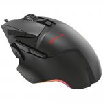 Mouse gaming XTRIKE ME GM-520, cu fir, USB, RGB, 12800 DPI, 9 Butoane, Negru 7 - lerato.ro