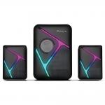 Set boxe stereo pentru PC XTRIKE ME SK-610, Sistem 2.1, 30dB, Negru 2 - lerato.ro