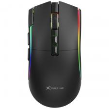 Gaming si Accesorii IT, Mouse gaming wireless XTRIKE ME GW-326, 6 Butoane, 10000 DPI, 500mAh, Iluminare RGB, Bluetooth, Negru, lerato.ro