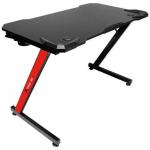 Birou de gaming XTRIKE ME DK-02, 110 × 60 × 74 cm, Suport casti, Rosu / Negru 2 - lerato.ro