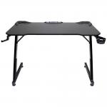 Birou de gaming XTRIKE ME DK-02, 110 × 60 × 74 cm, Suport casti, Rosu / Negru 4 - lerato.ro