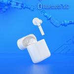 Casti bluetooth wireless Xiaomi Haylou T19, Bluetooth 5.0, 600 mAh, Alb