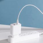 Incarcator retea Xiaomi Travel Charger, 1x USB-C, 1x USB-A, 33W, 3A, Alb 4 - lerato.ro