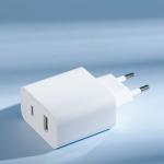 Incarcator retea Xiaomi Travel Charger, 1x USB-C, 1x USB-A, 33W, 3A, Alb 6 - lerato.ro