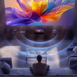 Videoproiector Yaber K300s Laser RGB, 1080p, 1000 lm, Difuzoare JBL integrate, WiFi, Bluetooth 5.0, Negru 25 - lerato.ro