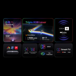 Videoproiector Yaber K300s Laser RGB, 1080p, 1000 lm, Difuzoare JBL integrate, WiFi, Bluetooth 5.0, Negru 11 - lerato.ro