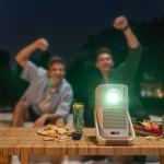 Videoproiector Yaber T2 Plus LCD, 1080p, 450 lm, Difuzoare JBL integrate, WiFi, Bluetooth 5.0, Bej 20 - lerato.ro