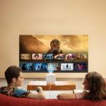 Vdeoproiector Yaber L2 Plus, Full HD, 1080p, 700 ANSI, Boxe integrate, Unghi reglabil, Wi-Fi, Bej 20 - lerato.ro