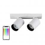 Corp de iluminat Yeelight Spotlight YLDDL-0083, 60W, 700lm, 2700-6500K, Wi-Fi, 15000h, 2 becuri, Alb 3 - lerato.ro