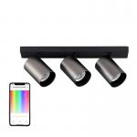 Corp de iluminat Yeelight Spotlight YLDDL-0083, 60W, 1050lm, 2700-6500K, Wi-Fi, 15000h, 3 becuri, Negru 3 - lerato.ro