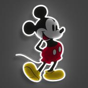Neon decorativ LED Yellowpop Disney Mickey Full Body, Alimentare USB, Alb