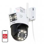 Camera de supraveghere ZOSI C298 WiFi 6MP dual Pan Tilt IP66, Exterior, 2560x1440, WiFi, Alb 3 - lerato.ro
