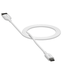 Cabluri de date si incarcare, Cablu pentru incarcare si transfer de date Vention Mophie Charge Essentials, USB-A la USB-C, 15W, 1m, Alb, lerato.ro
