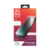 Folie sticla securizata ZAGG Invisibleshield Glass XTR4 Graphene cu Filtru Blue Light compatibila cu iPhone 16 / 15, Transparent