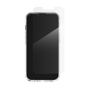 Kit protectie ZAGG Luxe Bundle, Carcasa si Folie Sticla 360, compatibila cu iPhone 16e / 15 / 14 / 13, Transparent