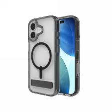 Huse si carcase iPhone 17, Carcasa ZAGG Crystal Palace Snap KickStand cu MagSafe compatibila cu iPhone 17, Negru, lerato.ro