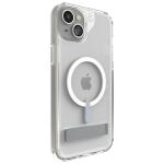 Carcasa ZAGG Crystal Palace Snap KickStand cu MagSafe compatibila cu iPhone 15 Plus, Transparent 4 - lerato.ro