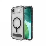 Carcasa ZAGG Santa Cruz Snap Kickstand cu MagSafe compatibila cu iPhone 17 Air, Transparent / Negru 3 - lerato.ro