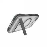Carcasa ZAGG Santa Cruz Snap Kickstand cu MagSafe compatibila cu iPhone 17 Air, Transparent / Negru 4 - lerato.ro
