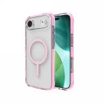 Husa ZAGG Santa Cruz Snap cu MagSafe compatibila cu iPhone 17 Air, Transparent / Roz 3 - lerato.ro