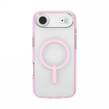 Husa ZAGG Santa Cruz Snap cu MagSafe compatibila cu iPhone 17 Air, Transparent / Roz