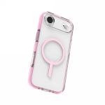 Husa ZAGG Santa Cruz Snap cu MagSafe compatibila cu iPhone 17 Air, Transparent / Roz 4 - lerato.ro